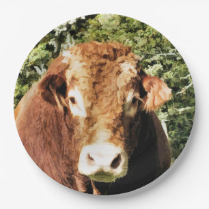 ASSIETTES EN CARTON LE BULL
