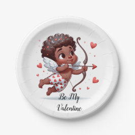 Assiettes En Carton Le charme de Cupidon Be My Valentine