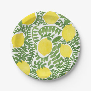 Assiettes En Carton Le citronnier frais