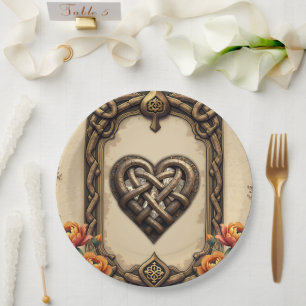 Assiettes En Carton Le coeur des dieux anciens :