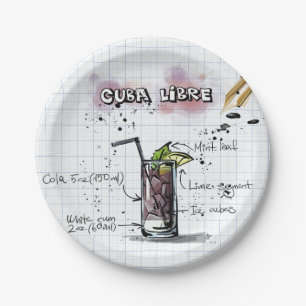Assiettes En Carton Le Cuba Libre