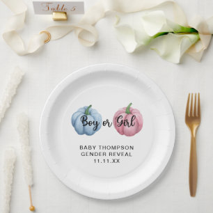 Assiettes En Carton Le genre citrouille révèle