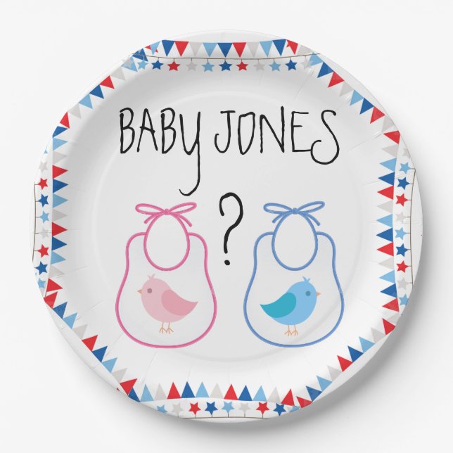 Assiettes En Carton Le genre indiquent des plats de BabyQ (Devant)
