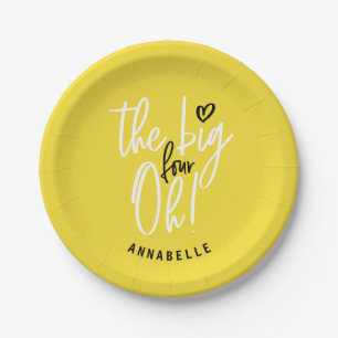 Assiettes En Carton Le gros quatre oh ! 40e anniversaire en faveur du 