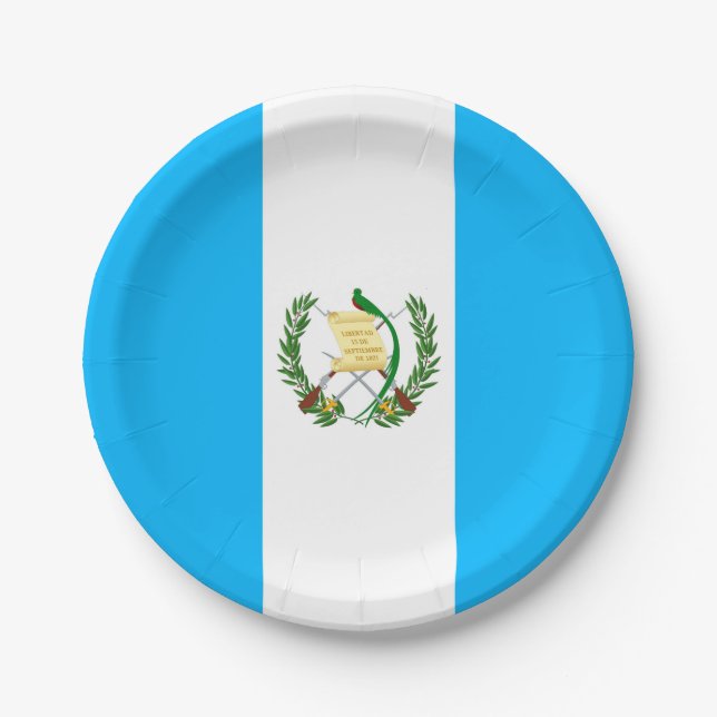 Assiettes En Carton Le Guatemala (Devant)