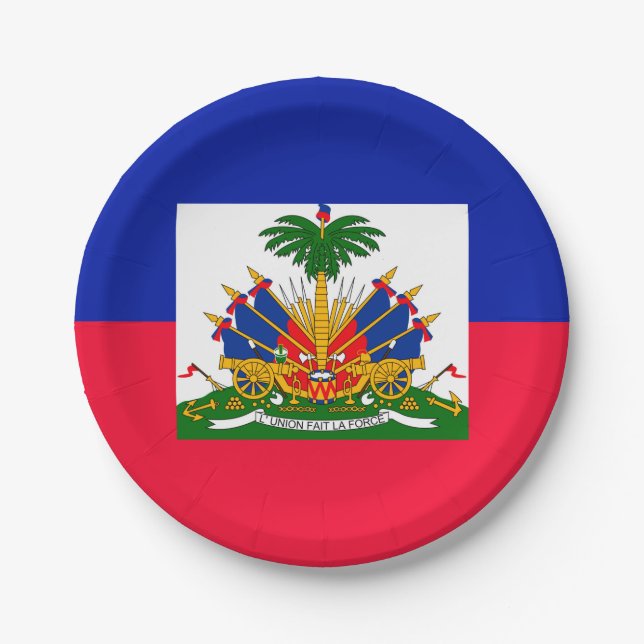 Assiettes En Carton Le Haïti (Devant)