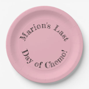 Assiettes En Carton "Le jour passé plaques à papier personnalisées 