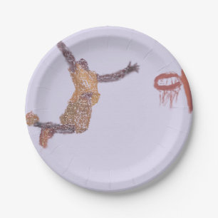 Assiettes En Carton Le #Jump pour le #Basketball #Hoop