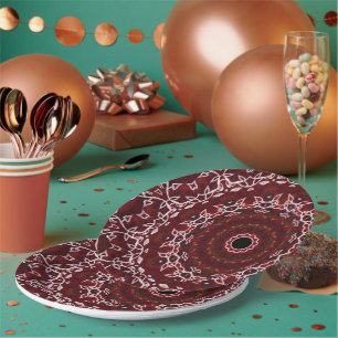 Assiettes En Carton Le Labyrinthe des écarlates