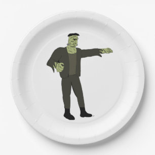 Assiettes En Carton Le monstre