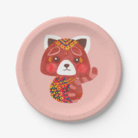 Le panda rouge mignon