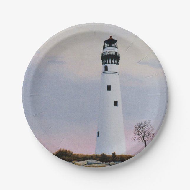 Assiettes En Carton Le phare de la soirée (Devant)