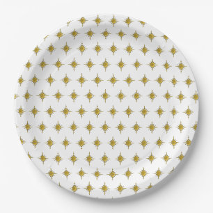 Assiettes En Carton Le soleil et la lune