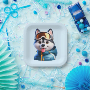 Assiettes En Carton Le Super Husky Aventurier