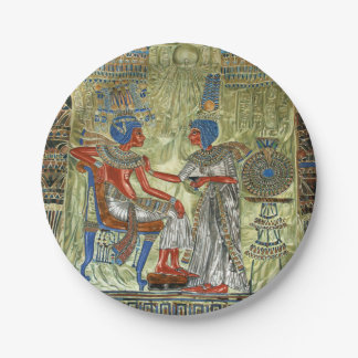 Assiettes En Carton Le trône de Tutankhamon