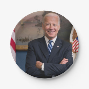 Assiettes En Carton Le vice-président Joe Biden de la présidence Obama