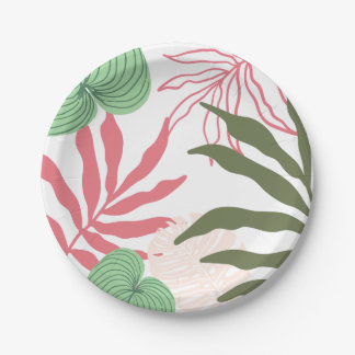 Assiettes En Carton Leaf plate