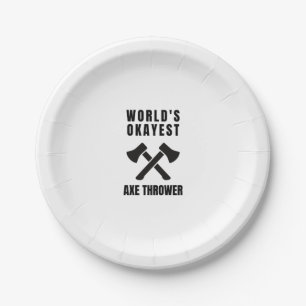 Assiettes En Carton Légende du lancer de x (2)