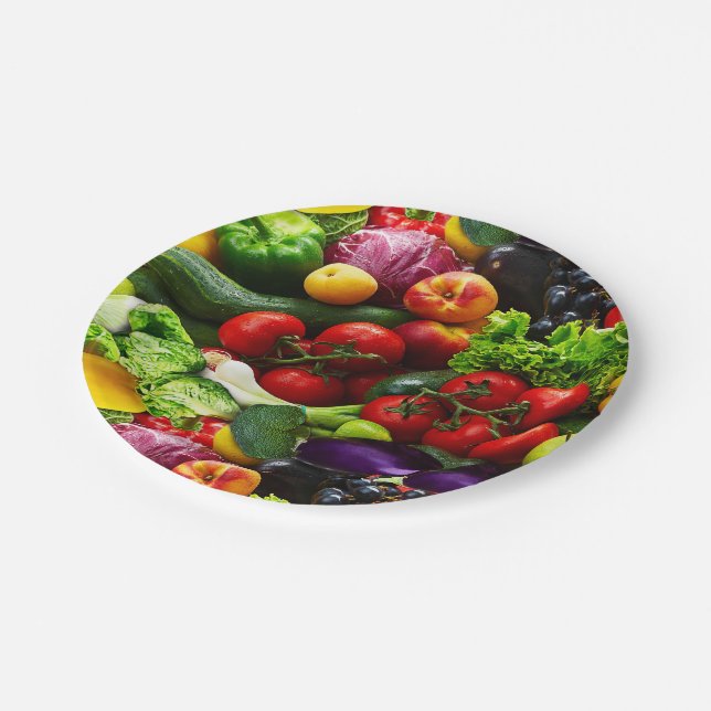 Assiettes En Carton légume (Angle)
