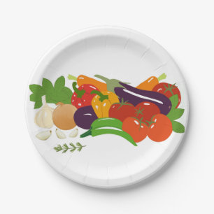 Assiettes En Carton Légume