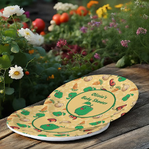 Assiettes En Carton Légumes souriants