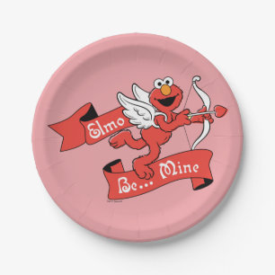 Assiettes En Carton L'enfant d'Elmo Valentine