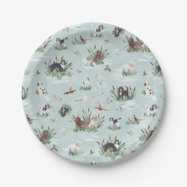 ASSIETTES EN CARTON LES BARBETS