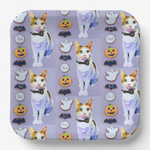 Assiettes En Carton Les cookies d'Halloween de Cléopâtre