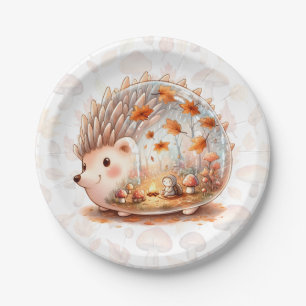 Assiettes En Carton Les critères de Whimsy Wilderness - le hérisson -