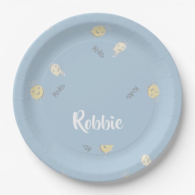Assiettes En Carton Les enfants (Devant)