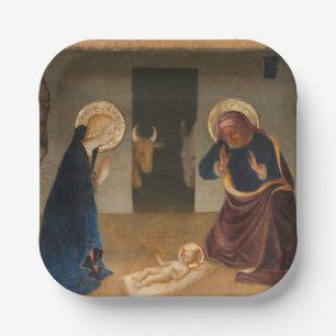 Assiettes En Carton Les Fêtes De La Nativité