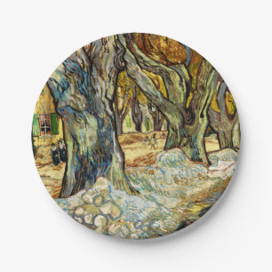 Assiettes En Carton Les Grands Arbres À Avion De Vincent Van Gogh