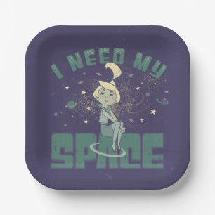 Assiettes En Carton Les Jetsons J'Ai Besoin De Mon Espace