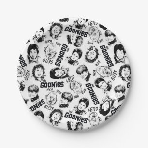 Assiettes En Carton Les personnages de Goonies Motif