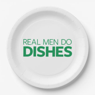 Assiettes En Carton Les vrais hommes font des plats