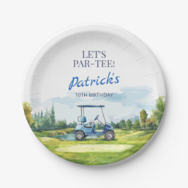 Assiettes En Carton Let's Par-Tee Golf Any Age Birthday