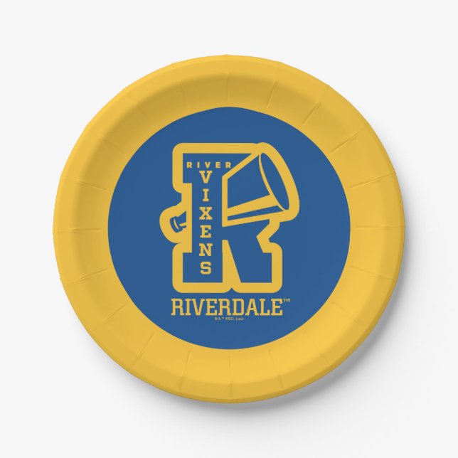 Assiettes En Carton Letterman River Vixens (Devant)