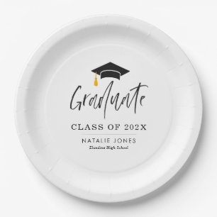 Assiettes En Carton Lettres tendance graduation