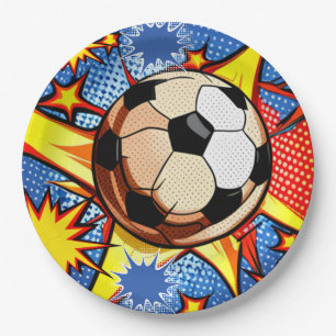 Assiettes En Carton L'explosion du football
