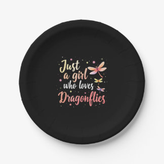 Assiettes En Carton Libellules Animaux Femmes Idée Cadeau Libellule (2
