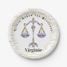 Libra design 1er anniversaire & Gold Confetti