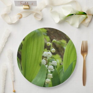 Assiettes En Carton Lily de la plaque de papier de la vallée