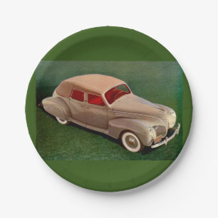 Assiettes En Carton Lincoln Zephyr 1939