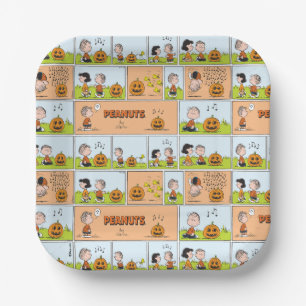 Assiettes En Carton Linus & Lucy   Chanter Jack-O-Lantern