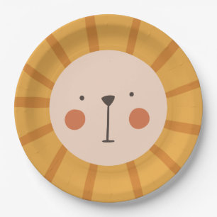 Assiettes En Carton Lion Birday Kids Wall