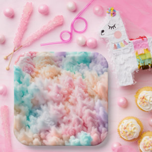 Assiettes En Carton Liquide de bonbons en coton