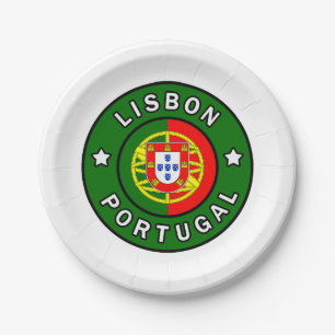 Assiettes En Carton Lisbonne Portugal