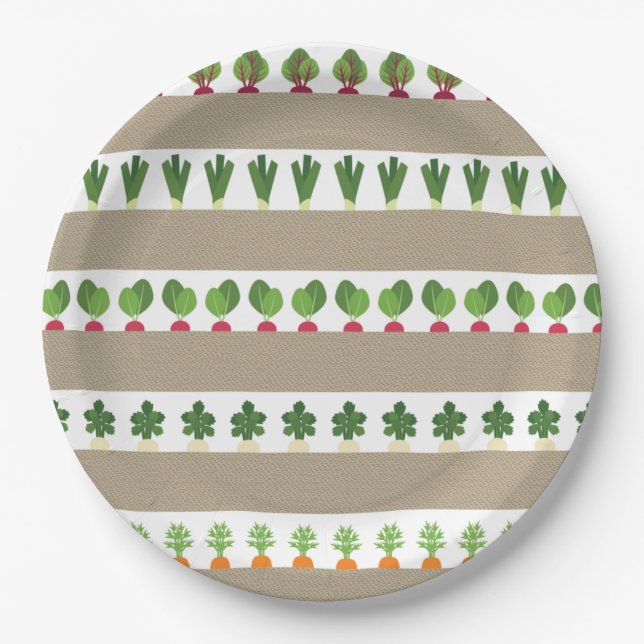 Assiettes En Carton Lits de jardin (Devant)