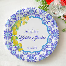 Lits d'eau de citrons Amalfi Baby Shower