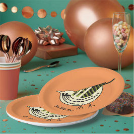 Assiettes En Carton Litte Birdy